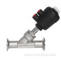 Quick load plastic head pneumatic Angle seat valve